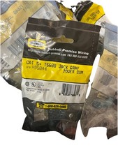 10 count Hubbell Cat 5+ T568B Jack Gray HD58A4 PACK OF TEN Brand new unopened picture