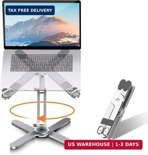 N86 360 Rotating Laptop Stand, Adjustable Height & Angle, Ergonomic Meta picture
