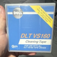Dell DLT VS160 Cleaning Tape Cartridge 20 Uses MPN JP-0X0938-72235-68L-1050 picture