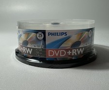 Philips DVD+RW DW4S4B25F 4.7GB Rewritable Discs (Pack of 25) picture