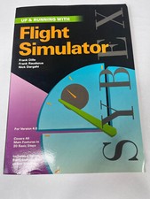 Up And Running With Flight Simulator By Franke Dille 1990 Vintage picture