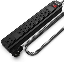 Monster 8000 Pro MI 7-Outlet Surge Protector Power Strip, 1350 Joule, 4 ft Cord picture