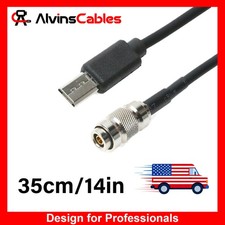 Timecode Cable for Sony FX3 FX30 A7S3 A1 DIN to Micro USB SYNC Exten Cable 35cm picture