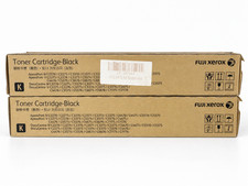 2x Genuine Fuji Xerox CT201370 Black Toner Open Box Unused OEM FREE TRACKED POST picture