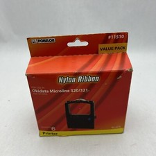 PORELON 11510 Nylon Ribbon 6 Pack 11510 Black Printer Ribbon Non-OEM Compatible picture