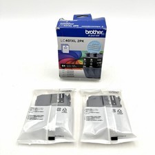 Genuine Brother 2PK  LC401XL 2PK High-Yield Black Ink Cartridges - Exp 2028/10 picture