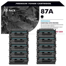 10PK CF287A 87A Toner Cartridge For HP Enterprise M506dh/ MFP M527dn /Pro M501dn picture
