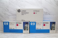 3 LOT - NEW HP 503A Q7583A Magenta Toner Cartridge Q7583AC LaserJet CP3505 3800 picture
