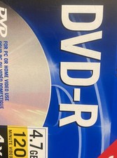 Memorex  DVD-R 4.7gb discs in Jewel Cases. Factory Sealed 5 Pack picture