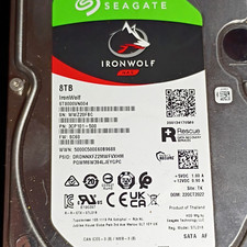 Seagate IronWolf 8TB 3.5in SATA NAS HDD 7200RPM 256MB ST8000VN004 picture