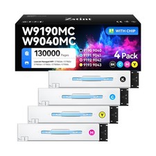W9190MC W9040MC Toner Cartridge Set 4-Pack W9041MC W9042MC W9043MC W9191MC W9... picture
