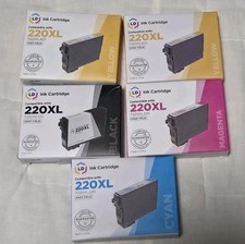 LD 5PK 220XL T220XL Ink Cartridge For Epson WorkForce WF-2750 WF-2760 WF-2630 picture