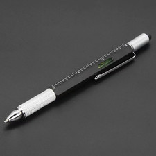 1pc 7-in-1 Multi Tool Stylus Pen Screwdriver Ruler Level Touch - NEW picture