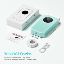 Phomemo D30 Bluetooth Label Maker Machine with Tape – Mini Portable Label picture