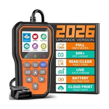 BluSon YM319 OBD2 Scanner Diagnostic Tool with Battery Tester, Check Engine F... picture