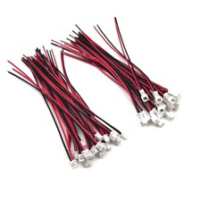 20 Pairs JST 1.25 mm 2-Pin Micro Electronics Male and Female Connector Plug w... picture