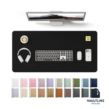 Desk Protector YSAGi Leather Large Mouse Pad Office Mat Non-Slip PU Leather picture