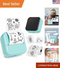 Bluetooth Inkless M02X Mini Sticker Printer - Perfect for Creative DIY Projects picture
