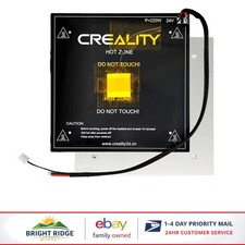 Replacement Hot Bed 220W 24V for 3D Printer with Installed Cable and Dimensions picture