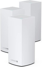 WHITE - LINKSYS VELOP ATLAS WIFI 6 ROUTER HOME WIFI MESH SYSTEM (AX5400) 3 PACK picture