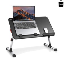 Versatile Wood Laptop Stand - Adjustable Height & Foldable for Convenience picture