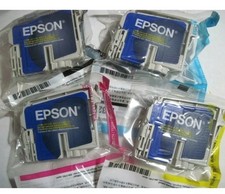 Genuine Epson T0321 T0322 T0323 T0324 Inkjet for Epson Stylus C80wn C80n C80 C70 picture