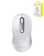 BASEUS F02 Ergonomic Wireless Mouse Bluetooth (MOON WHITE) picture