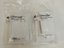 Tii Technologies CCP5R1SANP 1 Port SC-APC Fiber Patch Panel & Wallplate Lot of 2 picture