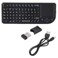 2.4GHz Wireless Touchpad/Rechargeable Thin USB Backlit Keyboard For /4 picture