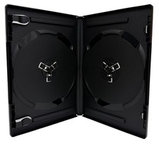ULTRA PREMIUM STANDARD Black Double DVD Cases 14MM 70g (100% New Material) Lot picture