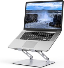 Gogoonike Laptop Stand for Desk, Adjustable Laptop Riser, Metal Foldable Compute picture