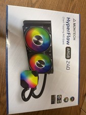 MONTECH HyperFlow ARGB 240 - AIO CPU Liquid Cooler, Intel & AMD Compatible picture