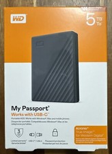 WD 5TB My Passport Portable Hard Drive HDD, Silicon Grey - WDBRMD0050BGY-WESN picture