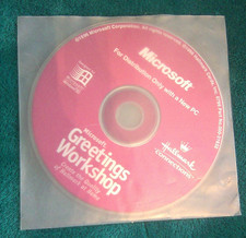 Microsoft Greetings Workshop Hallmark Quality CD Software (1996) Windows 95 picture