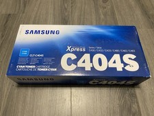 Genuine Samsung Clt-C404S Cyan Toner Cartridge picture