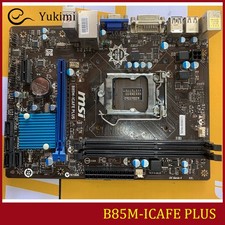 FOR MSI B85M-ICAFE PLUS DDR3*2 Socket 1150 16GB Intel Micro-ATX Ｍotherboard Test picture