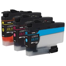 Brother LC30333PKS Super High-yield 3-Pack Color INKvestment Tank Printer Ink picture