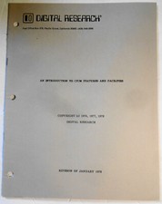1978 Digital Research : An Introduction to CP/M Features and Facilities. Fine. picture