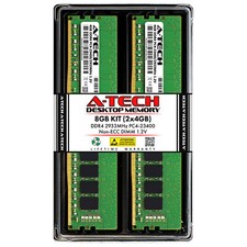 A-Tech 8GB 2x 4GB PC4-23400 Desktop DDR4 2933 Non-ECC DIMM 288-pin Memory RAM picture