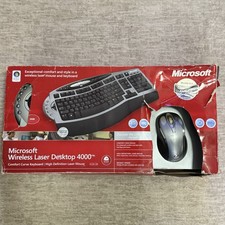 Microsoft Advanced Ergonomic Wireless Laser Desktop 4000 Keyboard & Mouse picture
