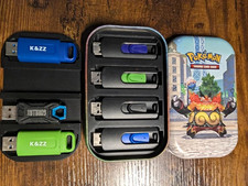 3D Printed USB Drive Organizer Tray - Fits Pokemon Mini Tins - New picture