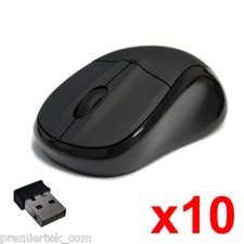 Lot of 10 2.4GHz Wireless Cordless Optical Mouse Mice +USB Receiver PC Laptop picture