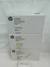 3 Genuine HP 648A  CE261AC CE262AC CE263AC Toner Cartridges NEW OEM SEALED picture