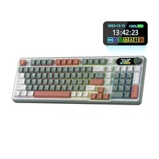 RK ROYAL KLUDGE MECHANICAL KEYBOARD W/SMART DISPLAY & KNOB - - Scratch & Dent picture