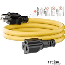 4-in-1 NEMA 5-15P AC Adapter Cord - Heavy-Duty 12AWG, 3FT Versatile Solution picture