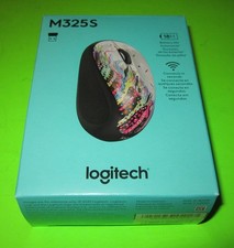 NEW LOGITECH M325S WIRELESS MOUSE CELEBRATION BLACK 910-007525 FACTORY SEALED picture