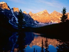 Landscape canada nature mountains Custom Gaming Mat Desk picture