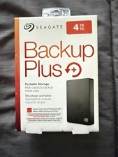 Seagate Backup Plus 4TB Portable External HDD Black for Mac & PC picture
