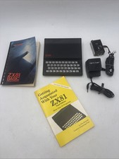 Vintage Sinclair ZX81 USA Model Home Computer Bundle Tested Working w/ Manuals picture