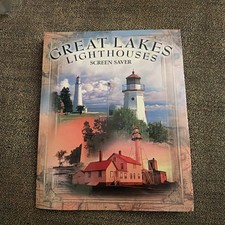 NEW Great Lakes Lighthouses  Vintage Screen Saver PC Software 3.5